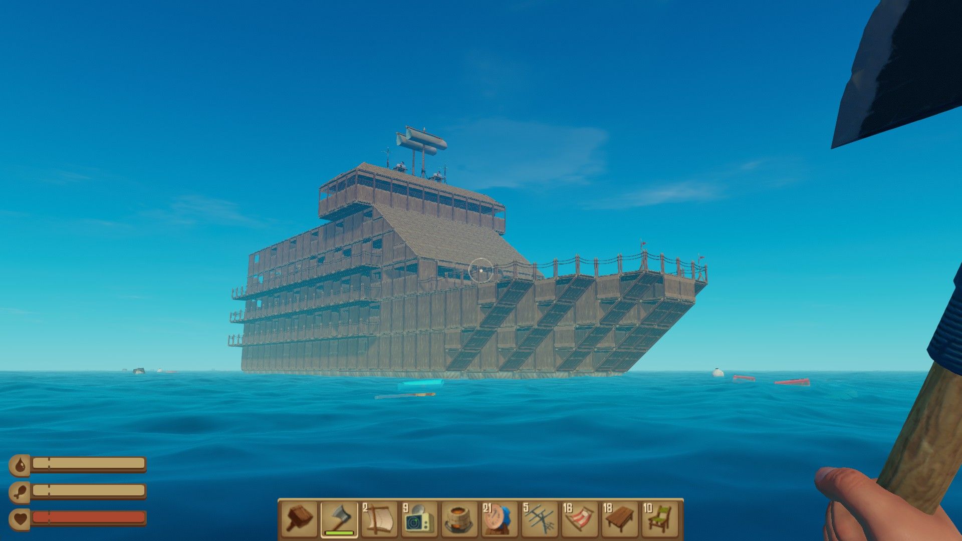 Co-op Rafting Challenges Interface